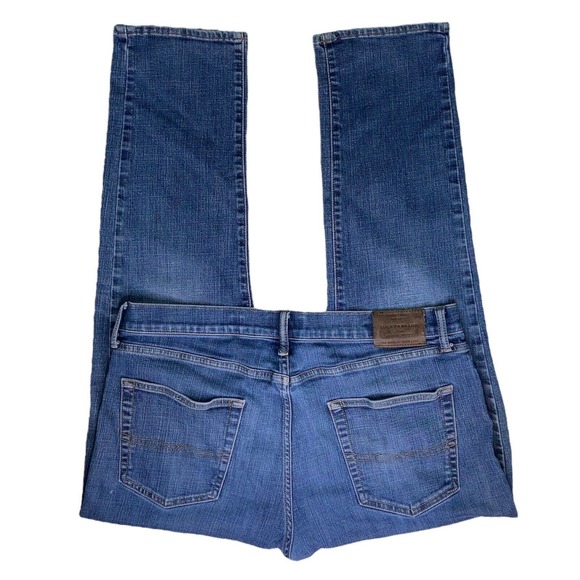 Lucky Brand 410 Jeans Mens 38x32 Athletic Slim Measures 40x30 Blue Stretch Denim - Picture 6 of 15